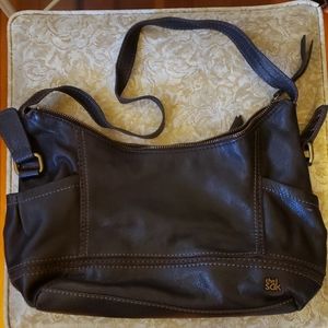 Brown Leather Handbag By The Sak.